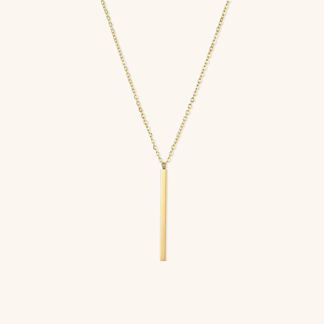 Allison Gold Bar Necklace